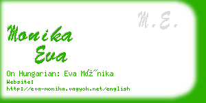 monika eva business card